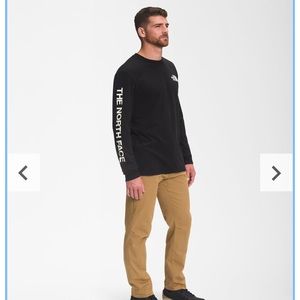 Mens The North Face Long Sleeve Logo Tee